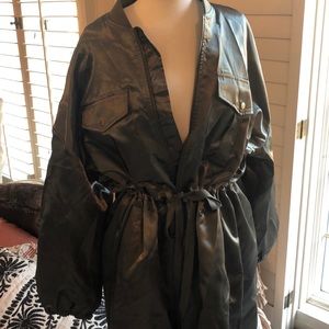 GAP long bomber jacket